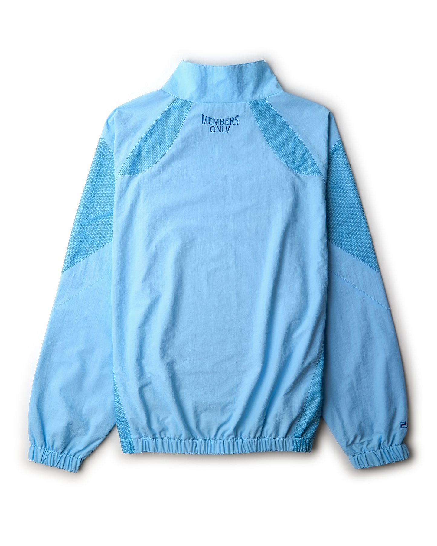 Baby Blue Nylon Track Jacket