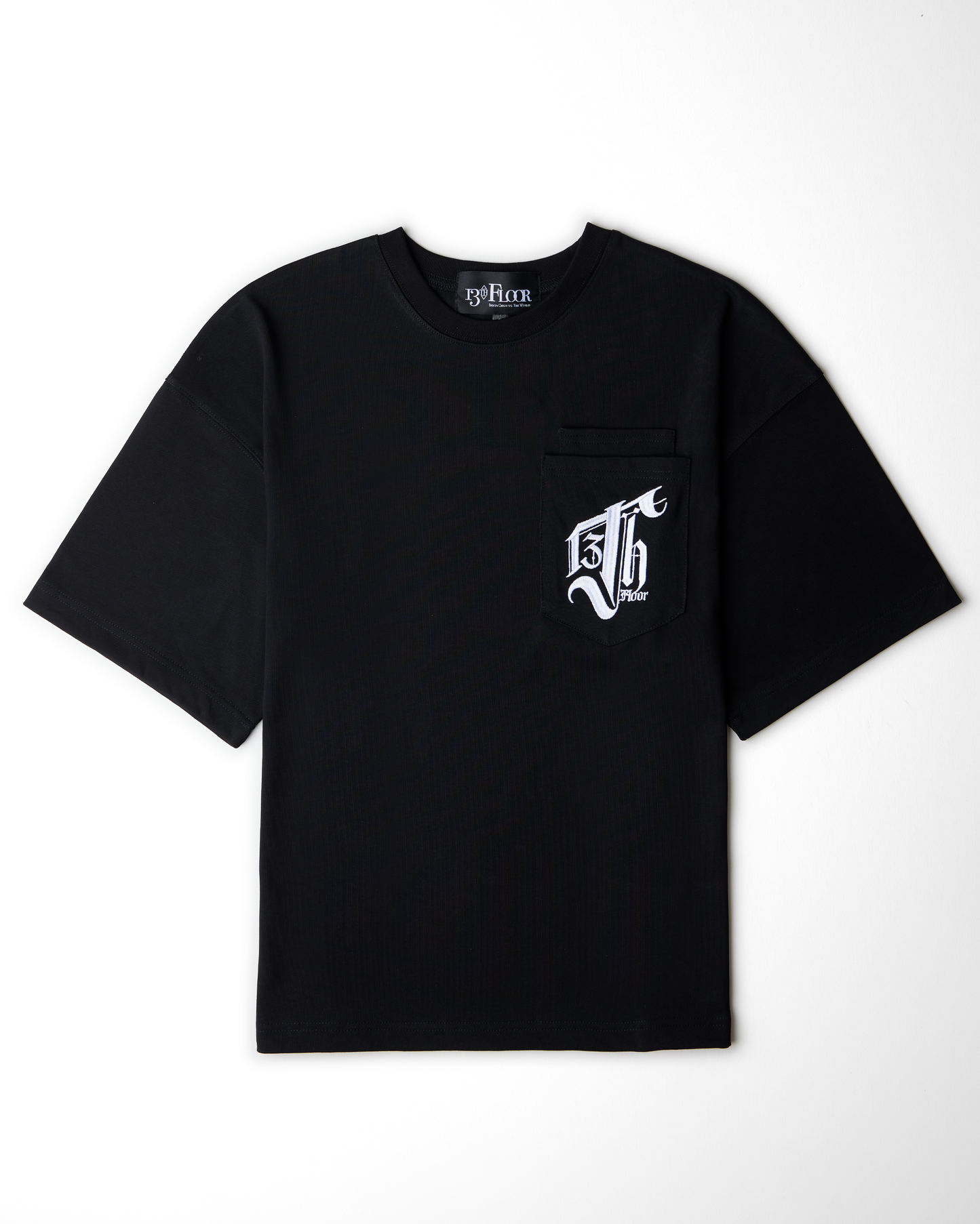 Double Pocket T-Shirt - Black