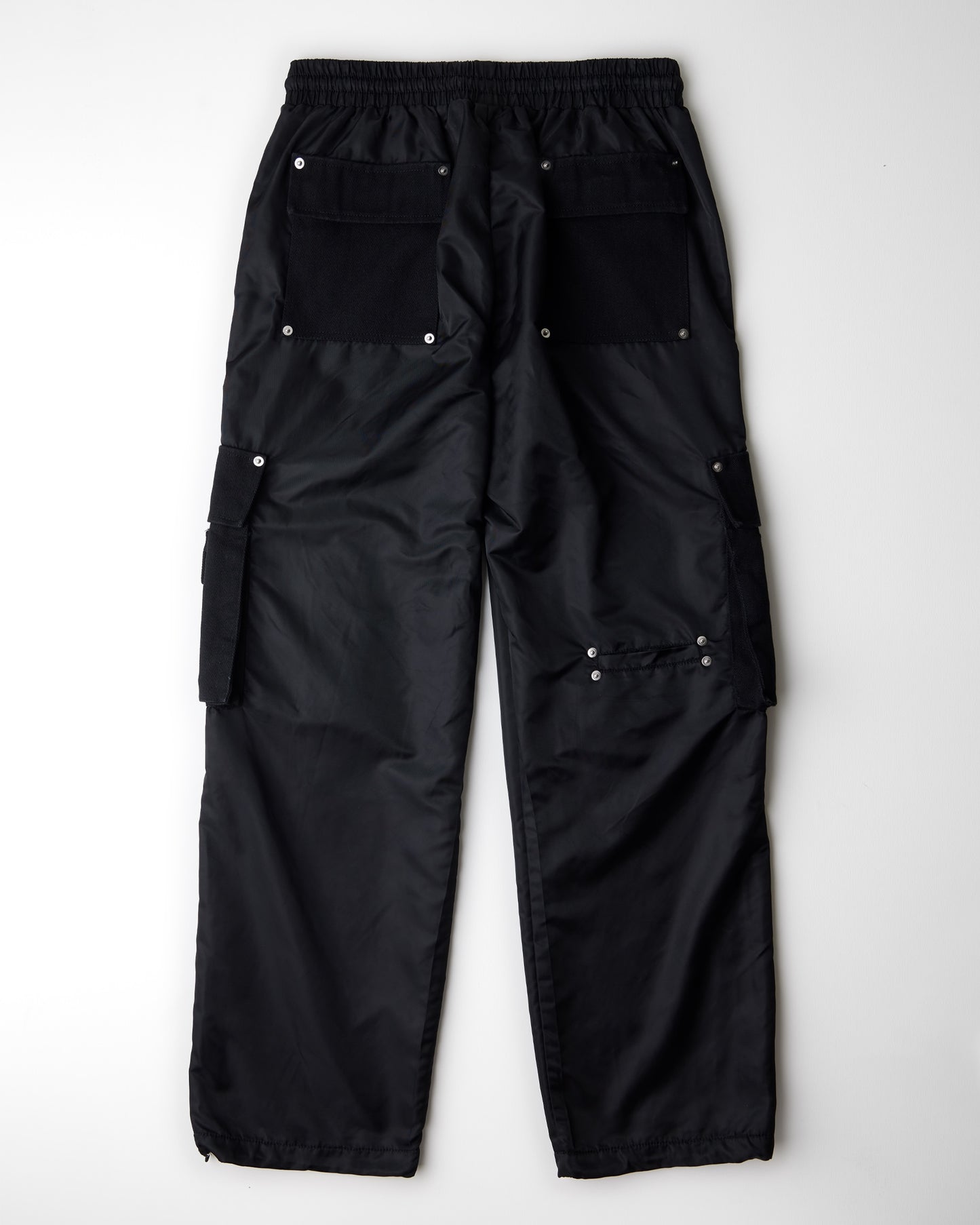 Nylon Cargo Pant - Black