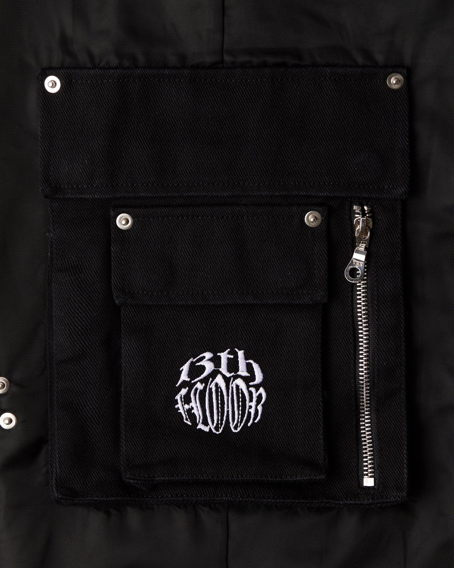 Nylon Cargo Pant - Black
