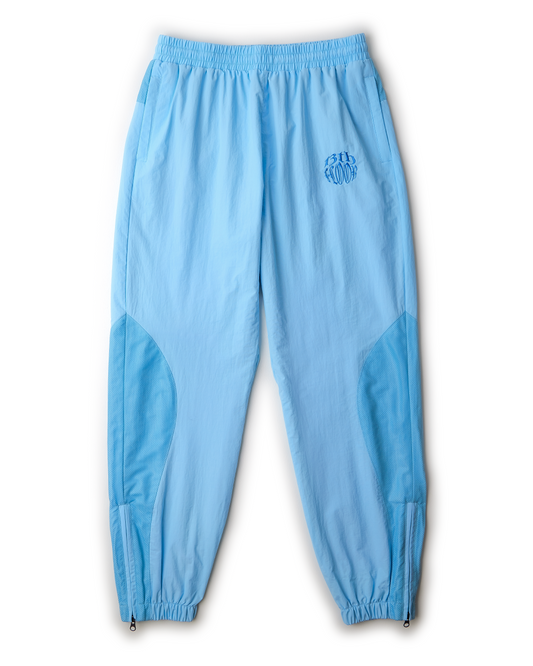 Baby Blue Nylon Track Pant