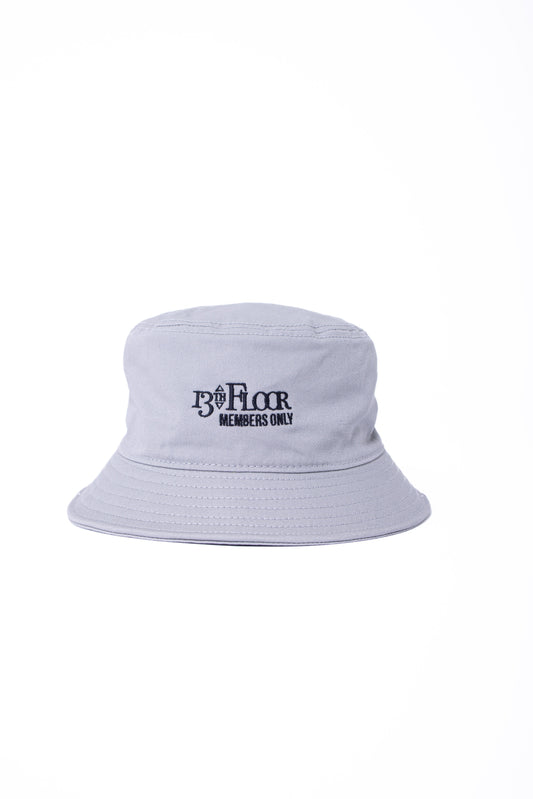 13TH FLOOR MEMBERS ONLY BUCKET HAT - Storm