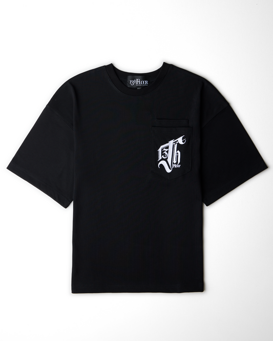 Double Pocket T-Shirt - Black