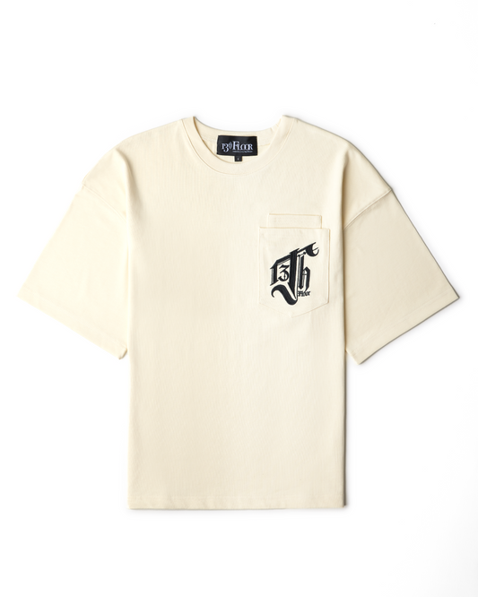 Double Pocket T-Shirt - Ivory