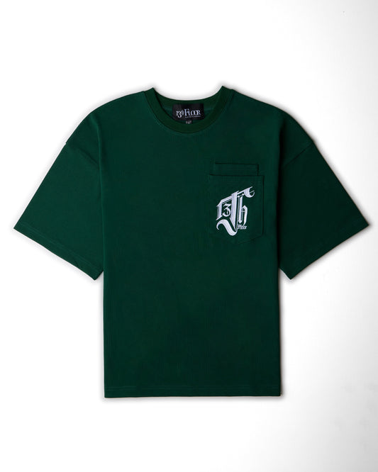 Double Pocket T-Shirt - Forest Green